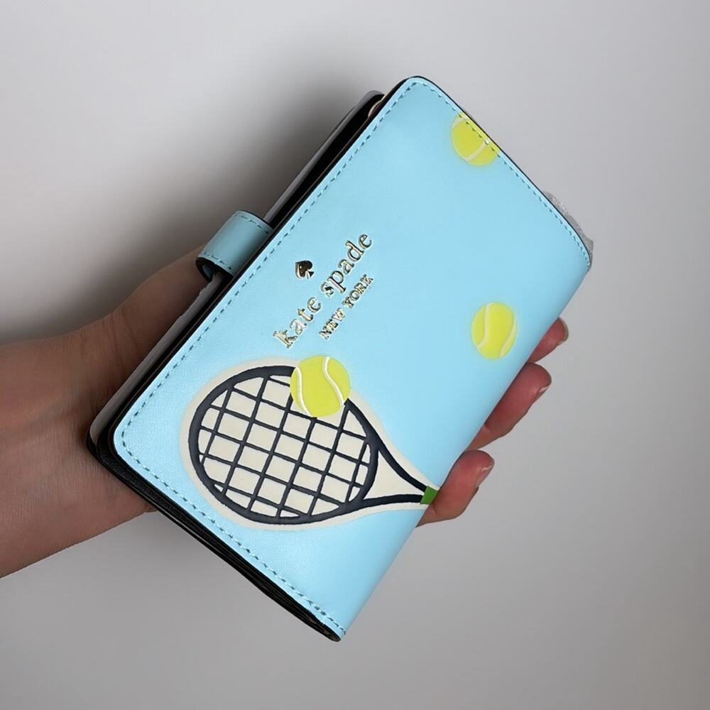 NWT Kate Spade Grand Slam Medium Compact Bifold Wallet